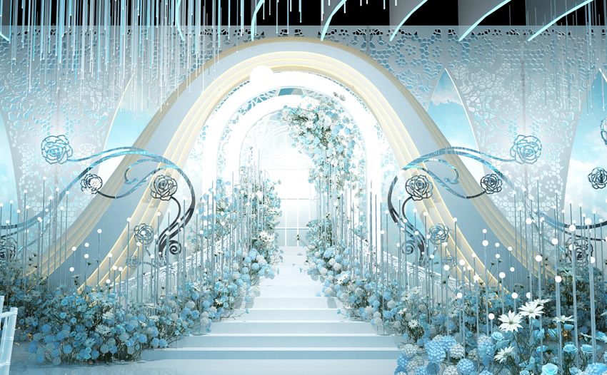 湘潭釡香烙馍村水晶厅效果展示